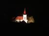 Kostel Sv. Ceclie v noci
