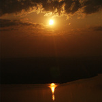 Slunce pohledem z Pavlovskch vrch