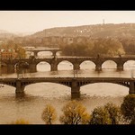 Podzimn mosty v Praze