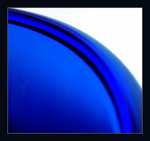 abstract in blue