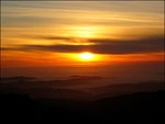 Zpad slunce nad Pacifikem (Borel Hill, Kalifornie)