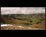 Cestou ze sestupu z Pico Tunari 5135 m n.m. (Bolivie, Andy)