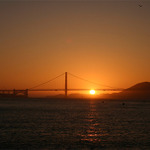 Zapad slnka versus Golden Gate