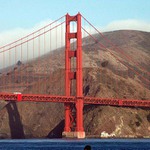Golden Gate - Severn konec mostu