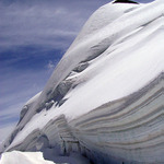 Allalinhorn - ledovcov trhlina