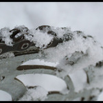 Na kole v zim...