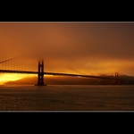 The Golden Gate Bridge..
