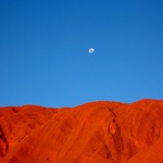 Moon and Uluru