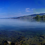 Bodanske jezero II (pohled ze svycarske strany na rakouskou)