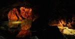 Labut jezrko v Bozkovsk dolomitov jeskyni