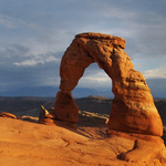 delicate arch sunset