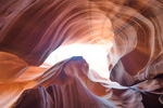 ..prost skla (v Antelope Canyon)..