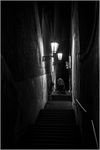 Toulky Prahou - schody na Loretnskou