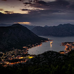 Boka Kotorska v noci