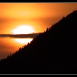 Aljassky zapad slunce.