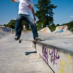 Skateboarding v Beroun
